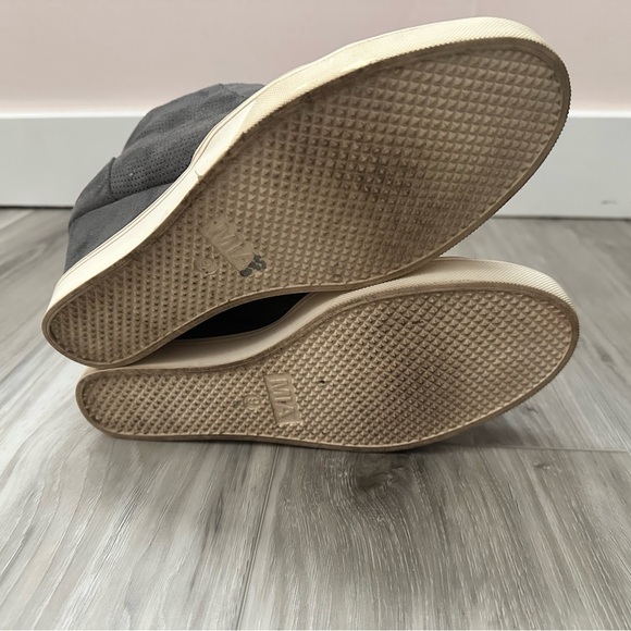 MIA Gray High-Top Wedge Sneakers with Zipper Closure - Picture 6 of 6